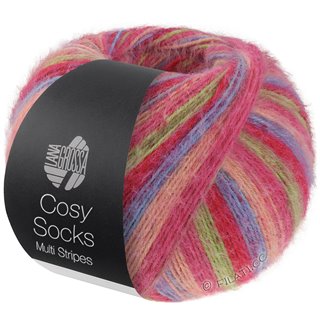 Lana Grossa MEILENWEIT 100g Cosy Socks Multi Stripes