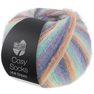 Lana Grossa MEILENWEIT 100g Cosy Socks Multi Stripes