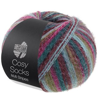 Lana Grossa MEILENWEIT 100g Cosy Socks Multi Stripes