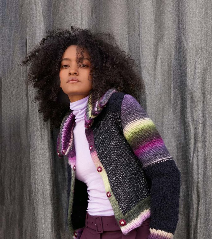 Lana Grossa JACKE Lucida, Bomba & Orsetto