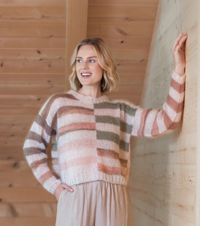 Lana Grossa PULLOVER Silkhair & Cottonhair