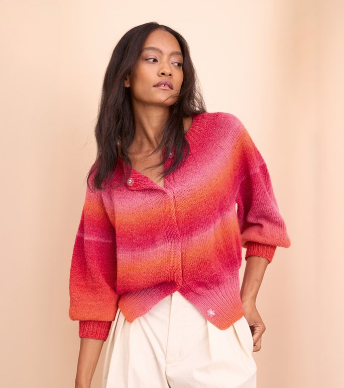 Lana Grossa JACKE TOP-DOWN Gomitolo Versione