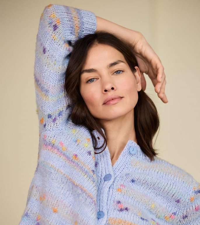 Lana Grossa JACKE MIT 3/4 ARM Cassata & Cool Merino